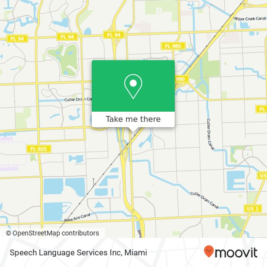 Mapa de Speech Language Services Inc