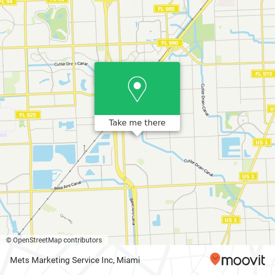 Mapa de Mets Marketing Service Inc