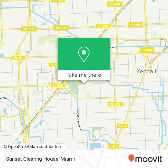 Sunset Clearing House map