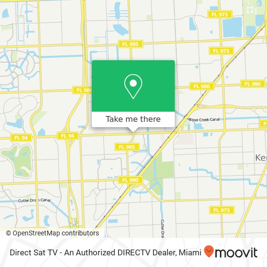 Direct Sat TV - An Authorized DIRECTV Dealer map