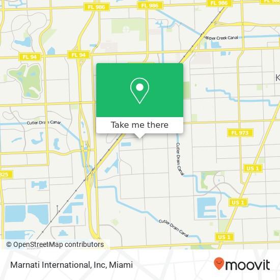 Mapa de Marnati International, Inc