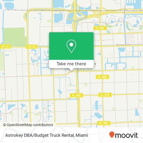 Astrokey DBA / Budget Truck Rental map