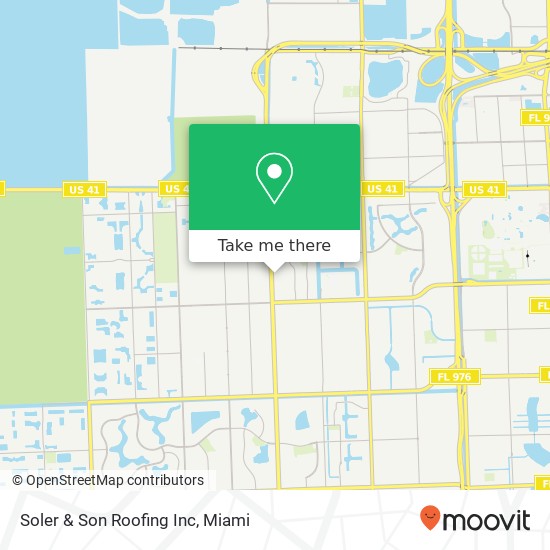 Mapa de Soler & Son Roofing Inc