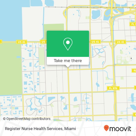 Register Nurse Health Services map