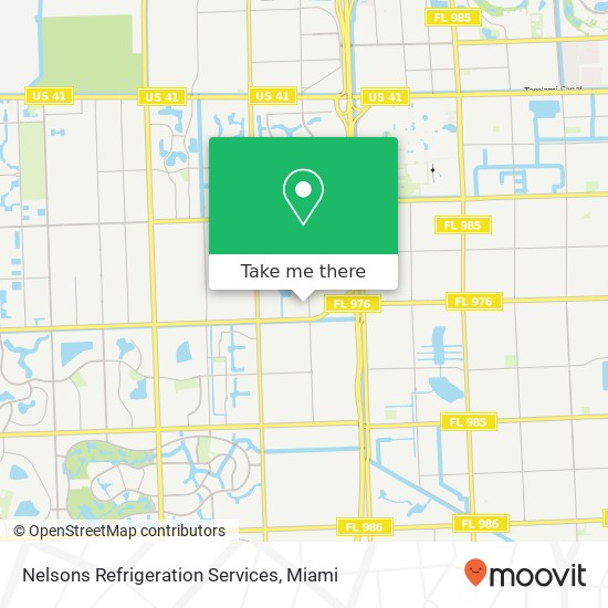 Nelsons Refrigeration Services map