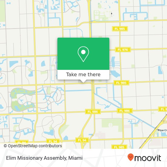 Elim Missionary Assembly map