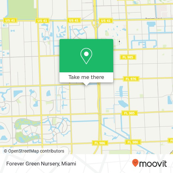 Forever Green Nursery map