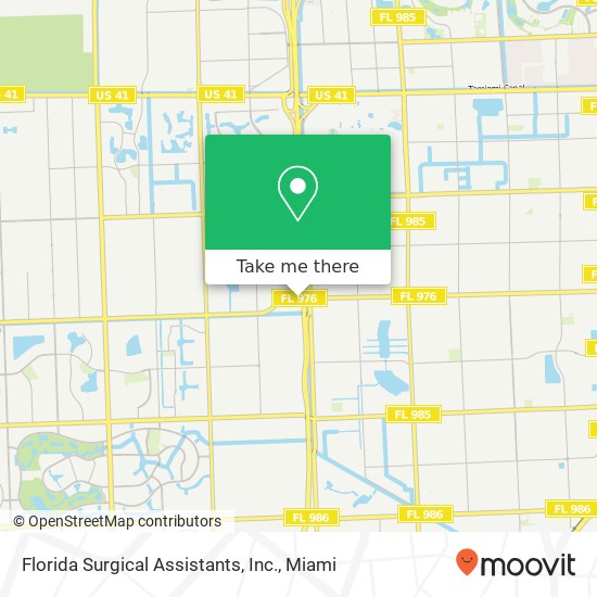 Florida Surgical Assistants, Inc. map