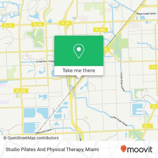 Mapa de Studio Pilates And Physical Therapy