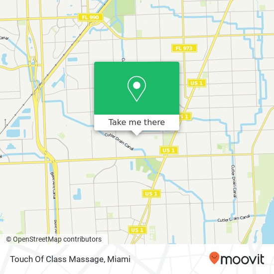 Touch Of Class Massage map