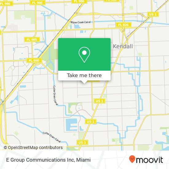 Mapa de E Group Communications Inc