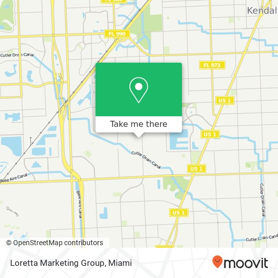 Mapa de Loretta Marketing Group