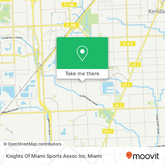 Mapa de Knights Of Miami Sports Assoc Inc
