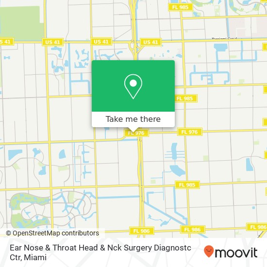 Ear Nose & Throat Head & Nck Surgery Diagnostc Ctr map