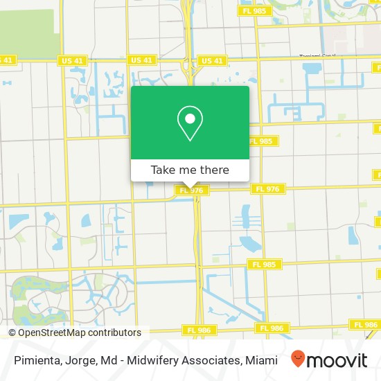 Pimienta, Jorge, Md - Midwifery Associates map