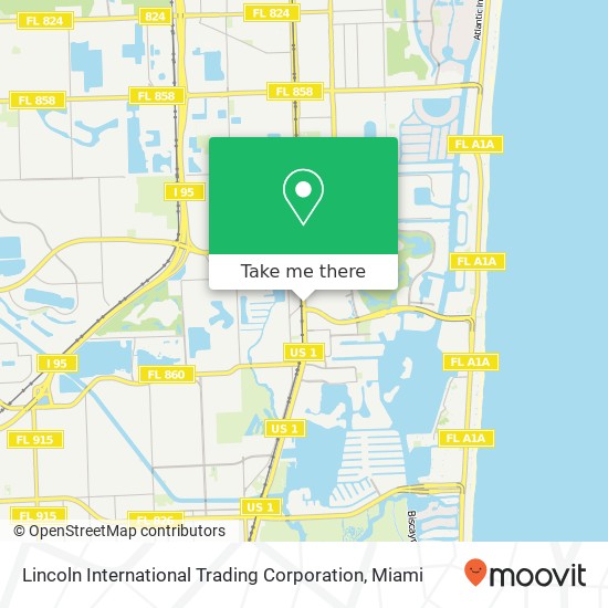 Lincoln International Trading Corporation map