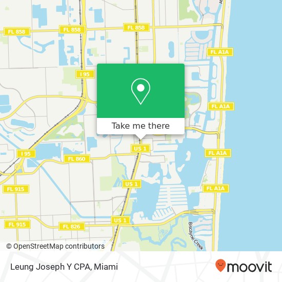 Leung Joseph Y CPA map