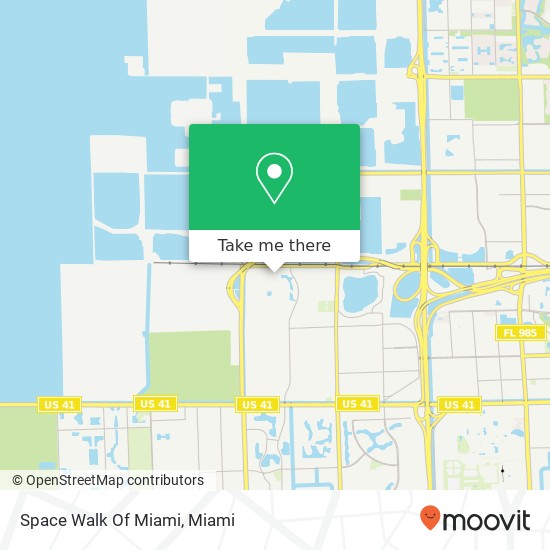 Mapa de Space Walk Of Miami