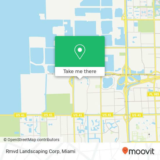 Mapa de Rmvd Landscaping Corp