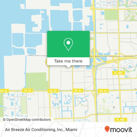 Air Breeze Air Conditioning, Inc. map