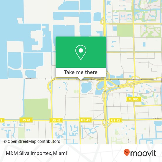 Mapa de M&M Silva Importex