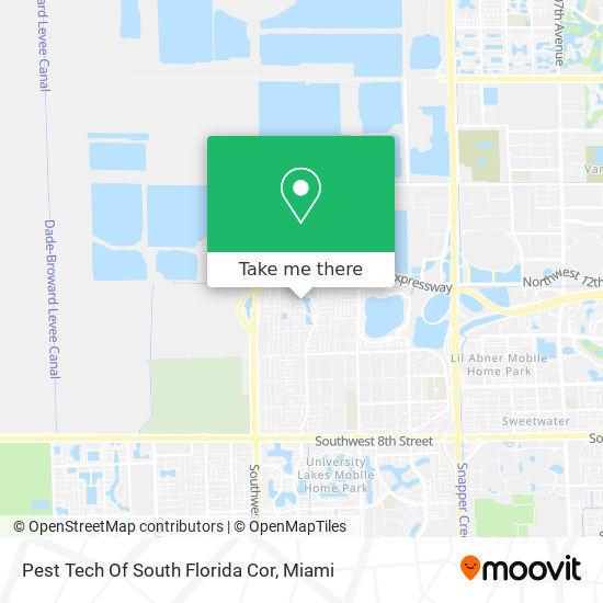 Mapa de Pest Tech Of South Florida Cor