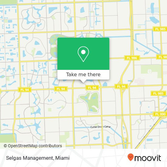 Selgas Management map