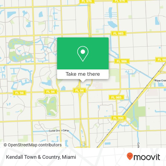 Mapa de Kendall Town & Country