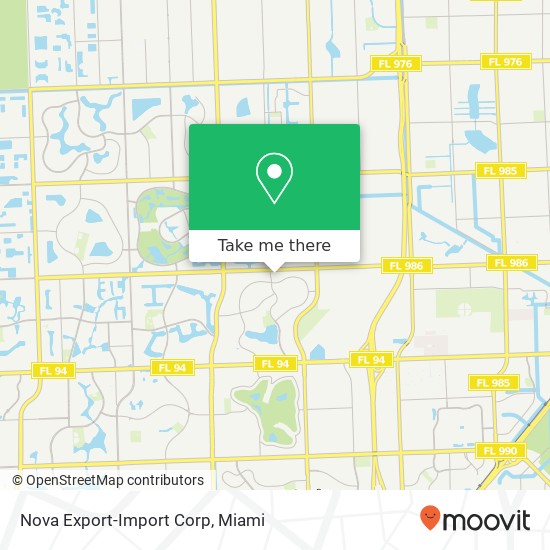 Mapa de Nova Export-Import Corp