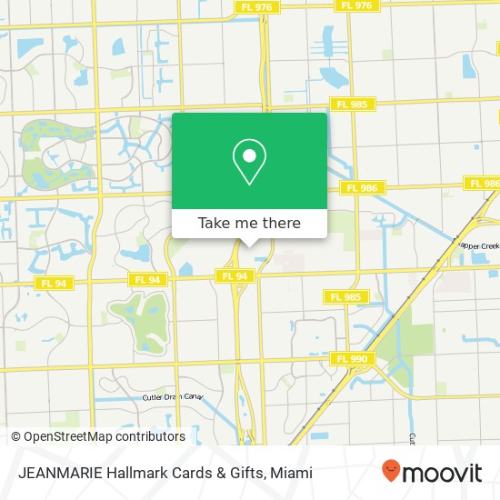Mapa de JEANMARIE Hallmark Cards & Gifts