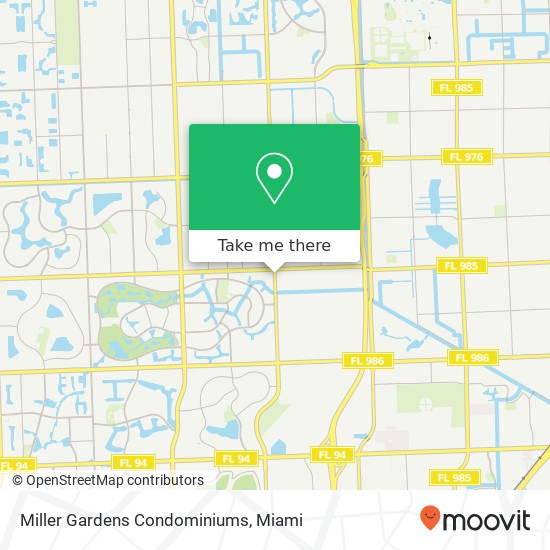 Miller Gardens Condominiums map