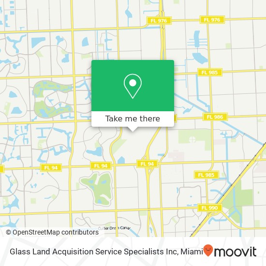 Mapa de Glass Land Acquisition Service Specialists Inc