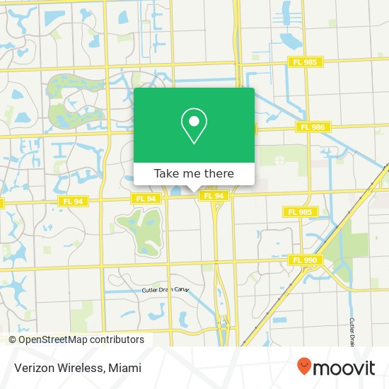 Mapa de Verizon Wireless