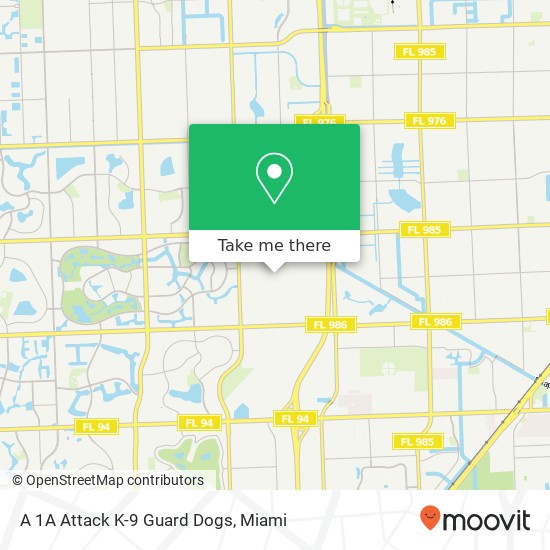 A 1A Attack K-9 Guard Dogs map