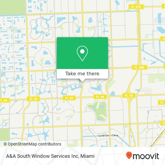 Mapa de A&A South Window Services Inc