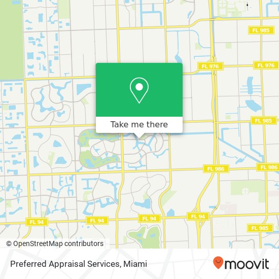 Preferred Appraisal Services map