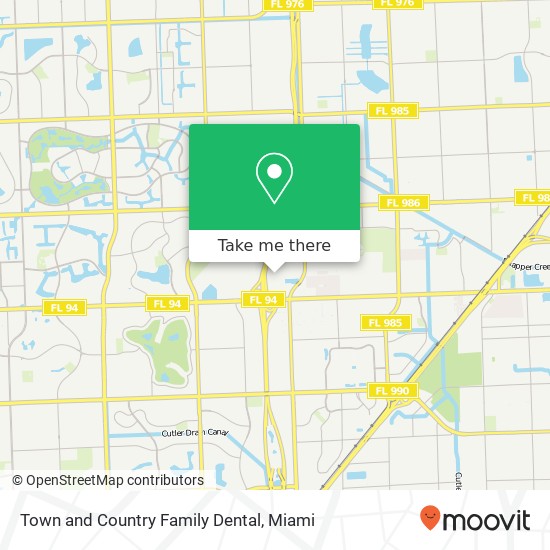 Mapa de Town and Country Family Dental