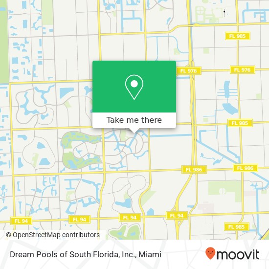 Dream Pools of South Florida, Inc. map