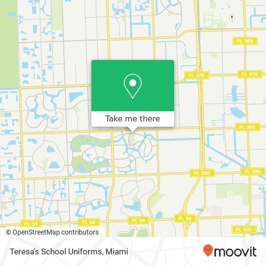 Mapa de Teresa's School Uniforms