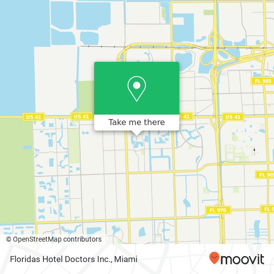 Mapa de Floridas Hotel Doctors Inc.