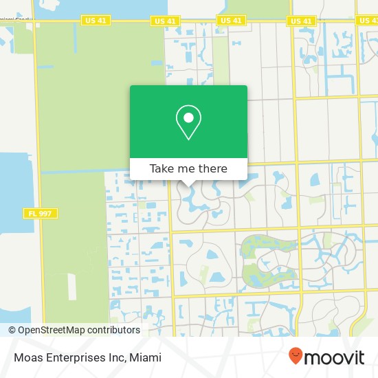 Mapa de Moas Enterprises Inc
