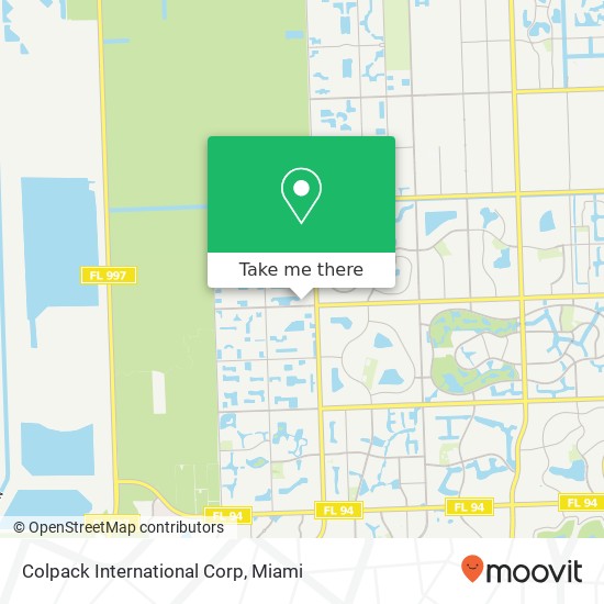 Mapa de Colpack International Corp