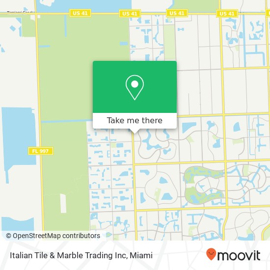 Mapa de Italian Tile & Marble Trading Inc