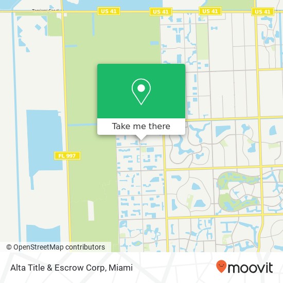 Alta Title & Escrow Corp map