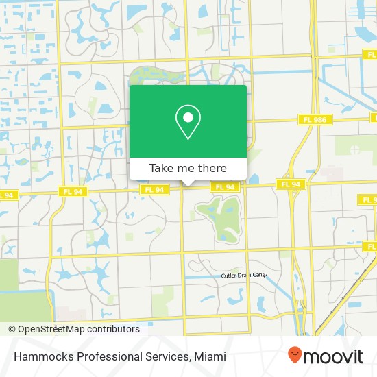 Hammocks Professional Services map