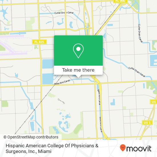 Mapa de Hispanic American College Of Physicians & Surgeons, Inc.