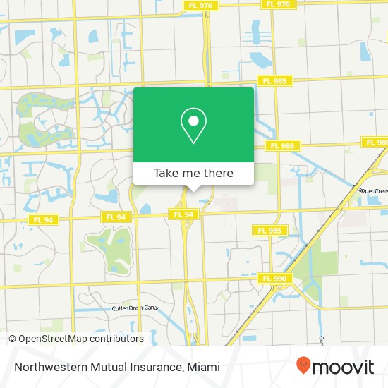 Northwestern Mutual Insurance map