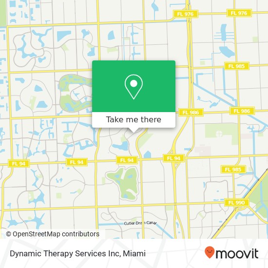 Mapa de Dynamic Therapy Services Inc