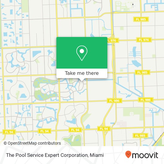 Mapa de The Pool Service Expert Corporation