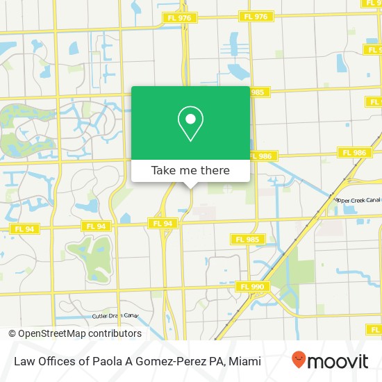 Mapa de Law Offices of Paola A Gomez-Perez PA